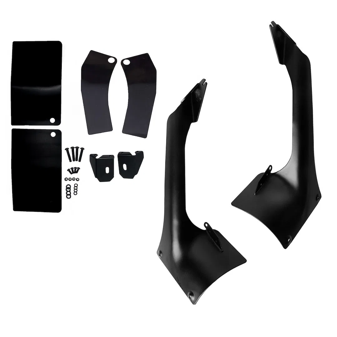 7327 – KC HILITE Light Bar Mounting Kit, Overhead Windshield Mount Mounts One 50 Inch Light Bar Powder Coated Black 5...